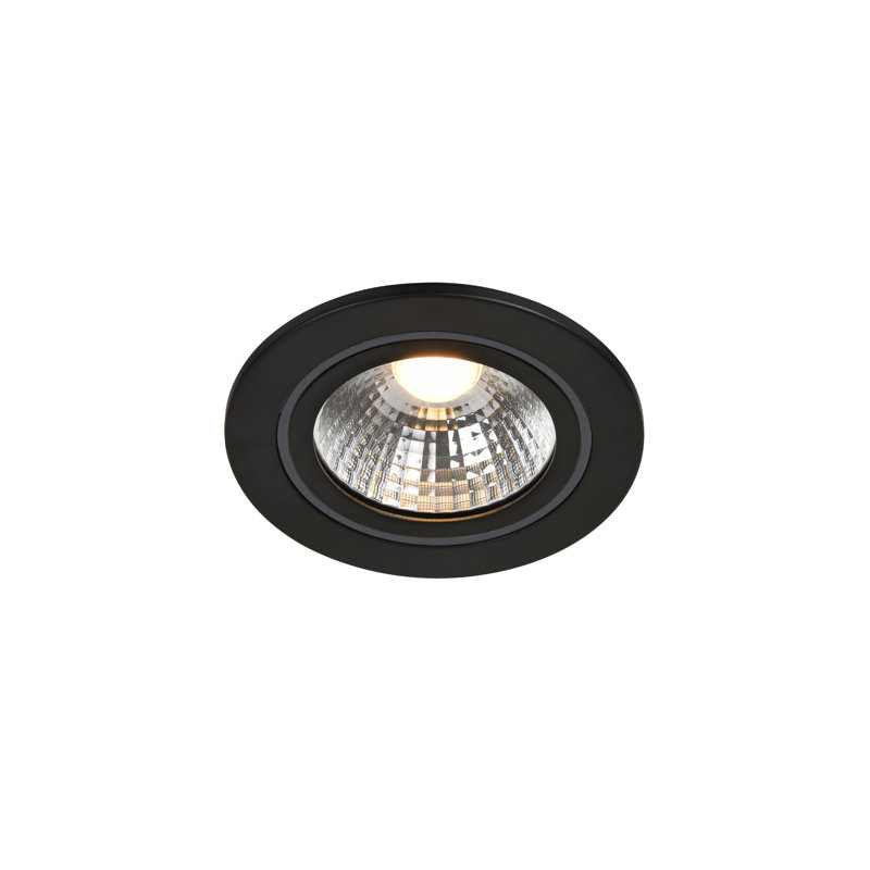 Alec Semi Flush Mount, Black