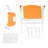 Foldable Shower Chair For Private Washing, Elderly And Disabled, Adjustable Height Bath Chair