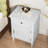 Vintage Nightstands with Drawer, End Table with Solid Wood Veneer (Set of 2)-889468220