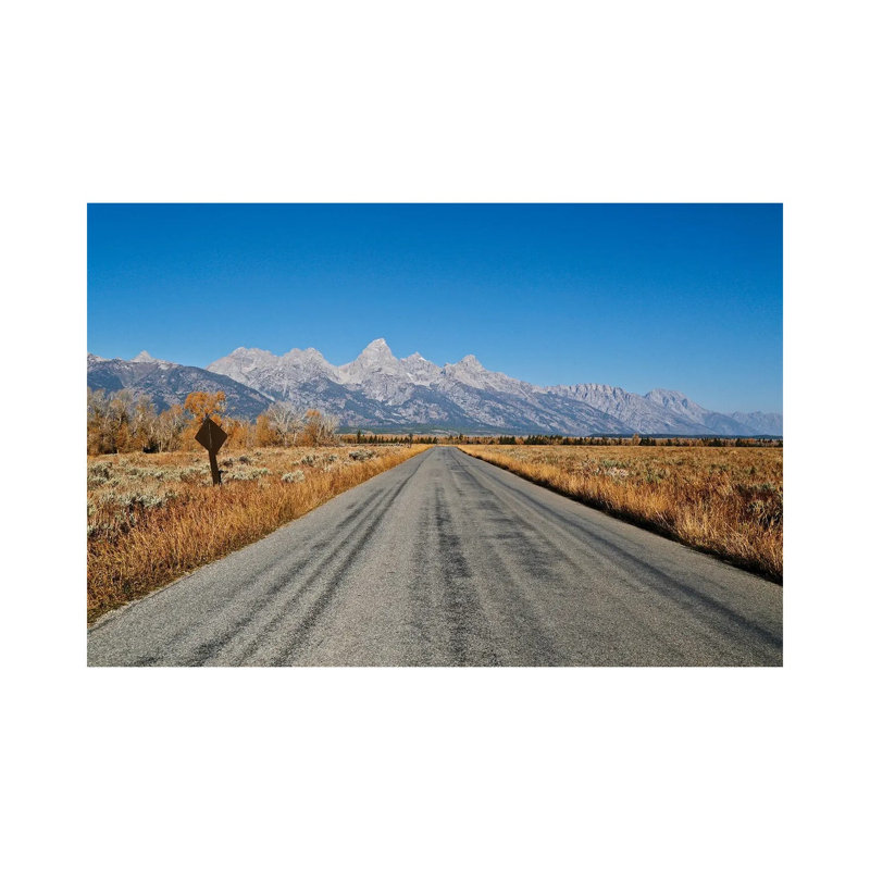 Open Road Tetons 1 Piece Wrapped Canvas Wall Art, 30.48 cm H x 45.72 cm W