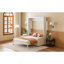 Lit escamotable double pleine grandeur avec coussin-293293788