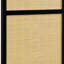 Paravent à quatre panneaux en bois de pin naturel, léger et facile à ranger, cadre noir, design et cadre s'harmonisant avec de nombreux styles.