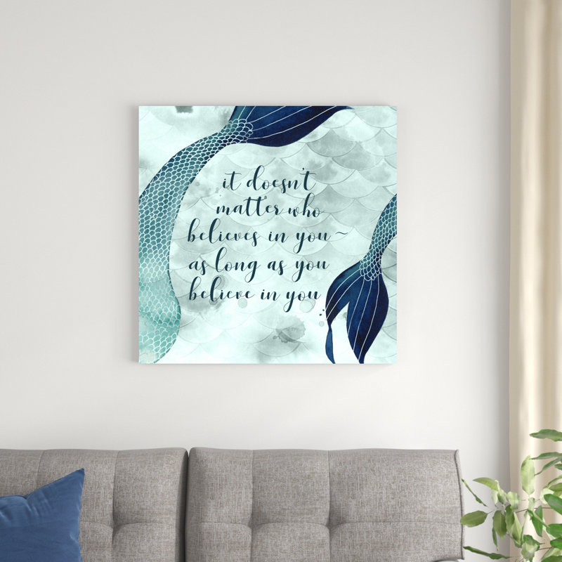 Inspirations de sirène II, H 30 po x l 30 po, Non, Toile tendue