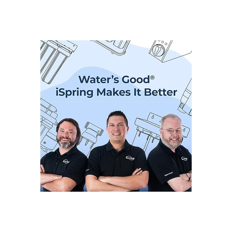 iSpring Elite Series Iron, Manganese, and Hydrogen Sulfide Reducing Whole House Water Filtration System