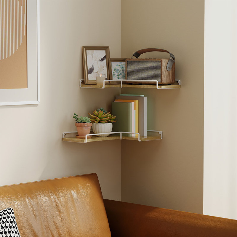 2 Piece Corner Shelf