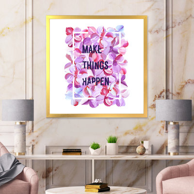 " Make Things Happen "