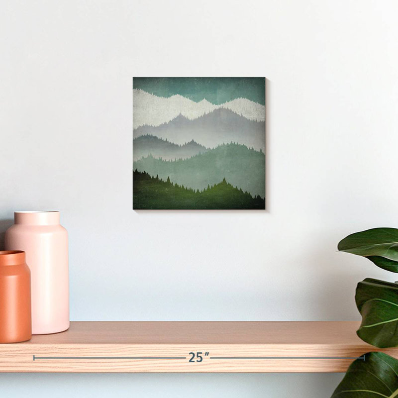 Forest's First Snow, 10" H x 10" W