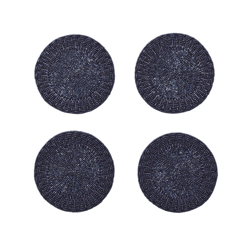 Palisade Coaster Set in a Gift Bag, Navy