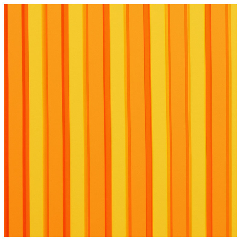 Couvertures orange à rayures jaunes, 60in W x 80in H