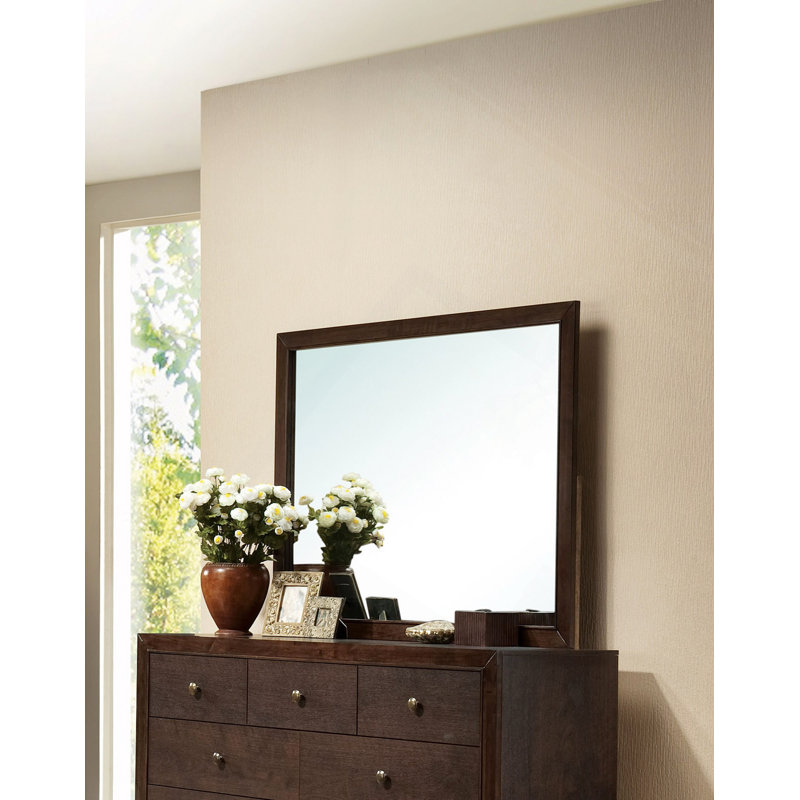 Miroir Madison, 35" H x 45" W, Espresso, MDF, Rectangle