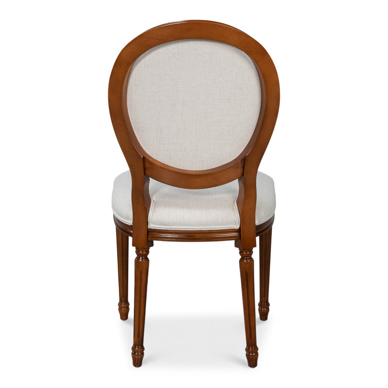 Hugo Upholstered Dining Chair, Brown