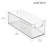 mDesign Plastic Home Office Storage Organizer Bin With Handles - 8 Pack - Clear