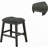 Chairs Set Of 2 Counter Height High Stools