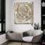  «Silver & Gold 2» par Alicia Ludwig, art mural en verre acrylique-308319672