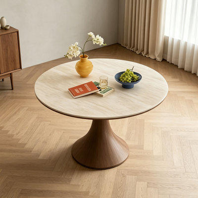 Mid-Century Round Dining Table