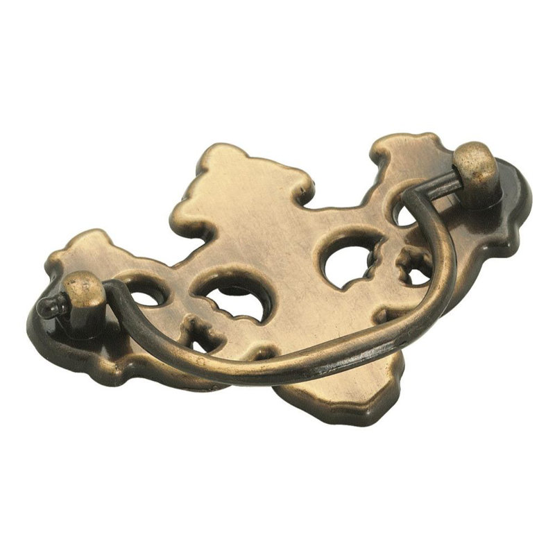 Antique Brass Traditional Cabinet Knob with Mounting Hardware