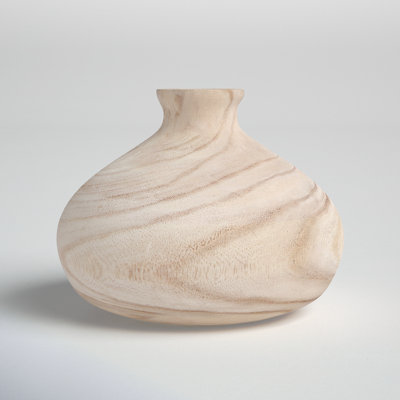 Rodiguez Solid Wood Table Vase
