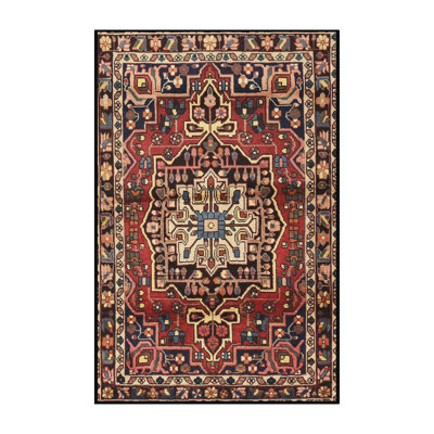 Tapis traditionnel rouge / bleu / beige
