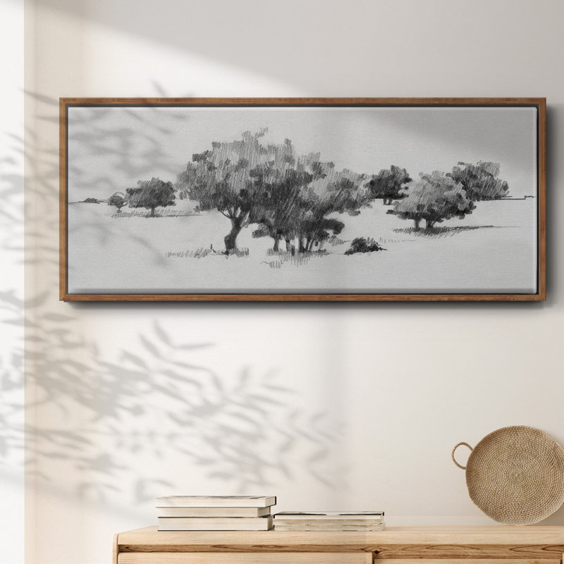 Treeline S Croquis II - Toile encadrée