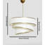 Stunning Gold Chandelier with Cotton Cap, 40 x 40 x 20 cm, Total Height: 70 cm, E27 Socket, Max 40W, CE Certified, Glam & Scandinavian Design, For Country Home Decor & Lighting-67085817-67085826