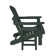 Shavon Plastic Folding Adirondack Chair with Table