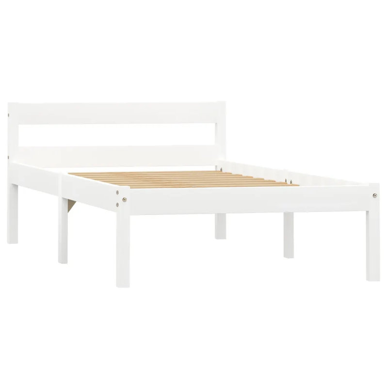 Aaryahi Solid Wood Bed, Honey Brown, European Single (100 x 200 cm)
