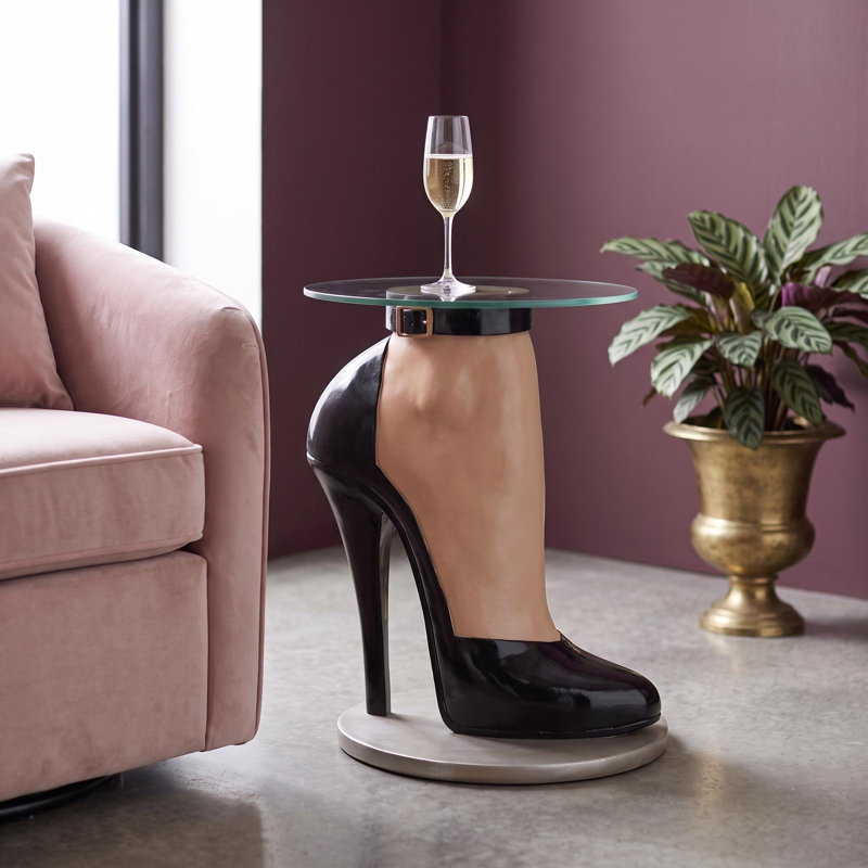 Stilettos Anyone Sculptural End Table