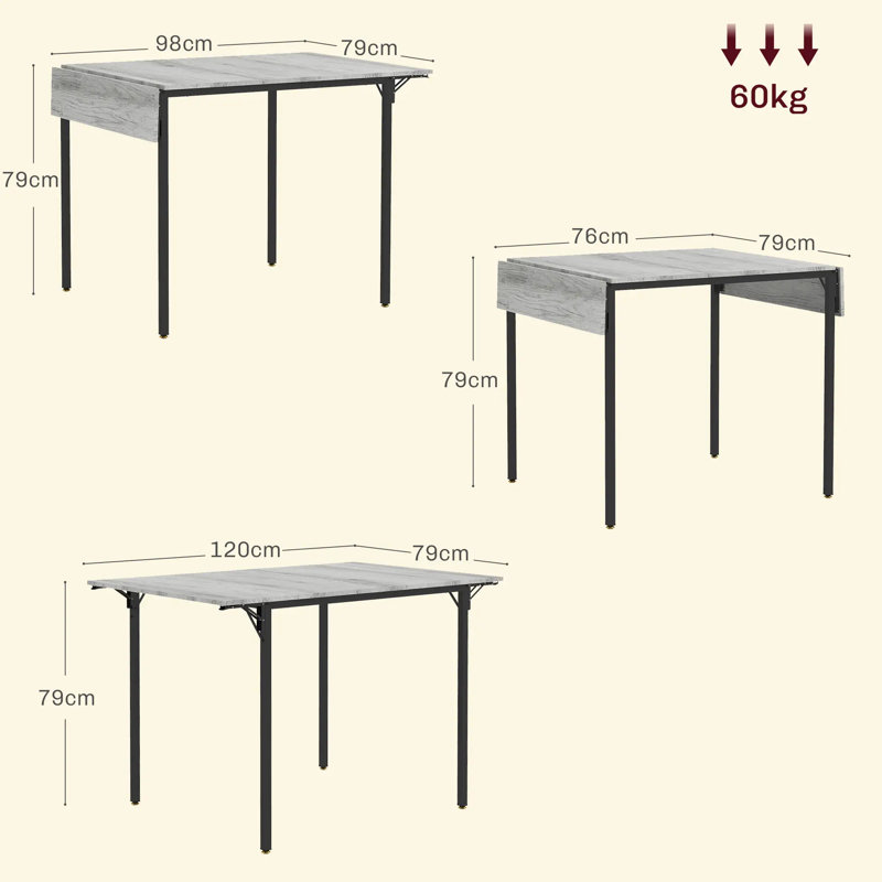 Aibhlinn Metal Base Dining Table