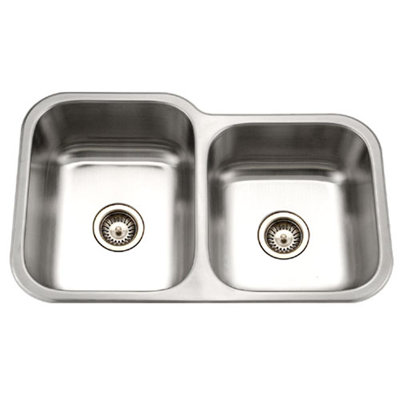 Medallion Classic 31.5'' L Double Bowl Stainless Steel Kitchen Sink