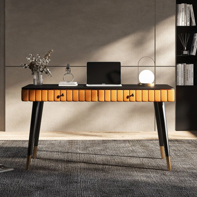 Bureau moderne et simple en tôle de roche avec tiroirs