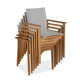 Amira 87'' Rectangular 6 - Person Outdoor Dining Set