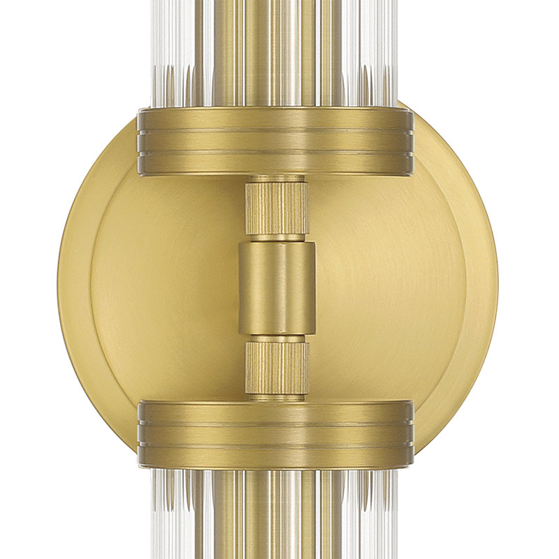 Touete 29'' LED Aged Brass Sconce, Gold