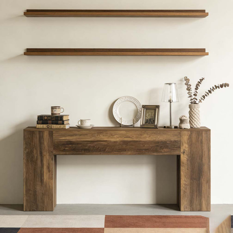 Table basse rustique, console robuste