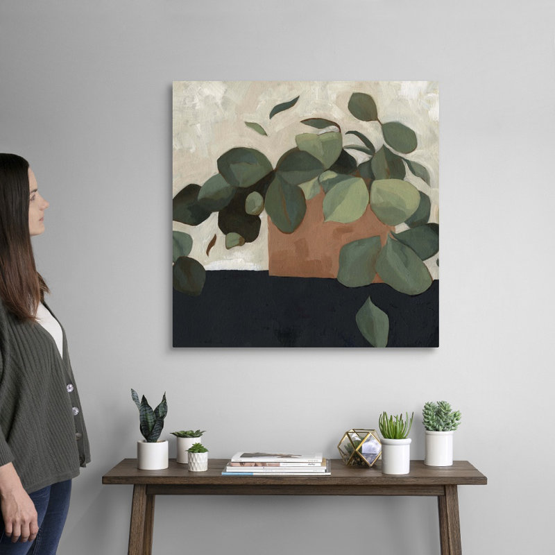 Jade Hoya II, art mural sur toile, Toile tendue, H 30 po x l 30 po