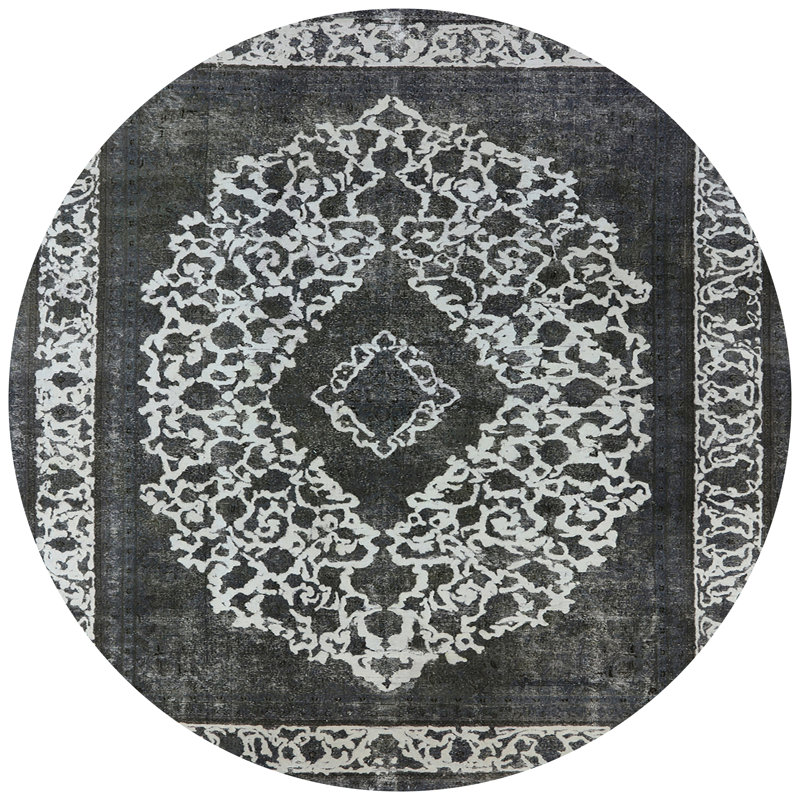 Kalo Oriental Indoor Rug, Round 4'