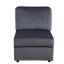 Ensemble de salon canapé en flanelle gris foncé 8 pièces Soren-1998004150