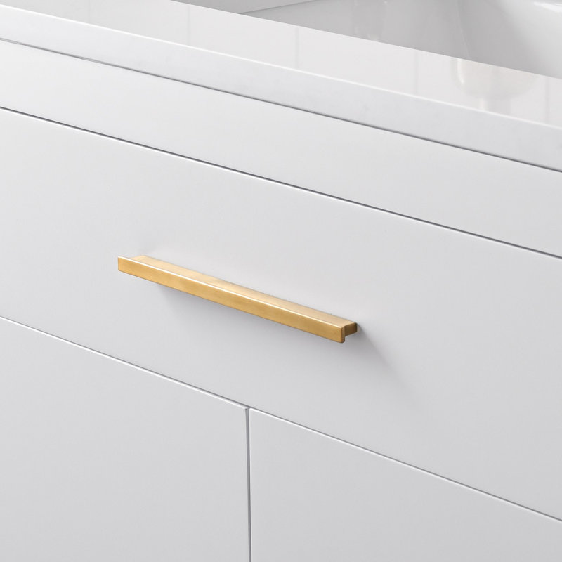 Maddison 36'' Single Bathroom Vanity with Top, White