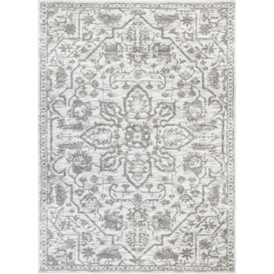 Dazzle Oriental Synthetic Area Rug
