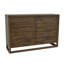 Commode en bois massif à 8 tiroirs l 60 po Branchville