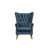 Calcott Velvet Wingback Chair-692444352