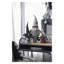Ensemble de 2 gnomes d'Halloween en tissu avec bannière «Boo», décor saisonnier noir et blanc de 20 po