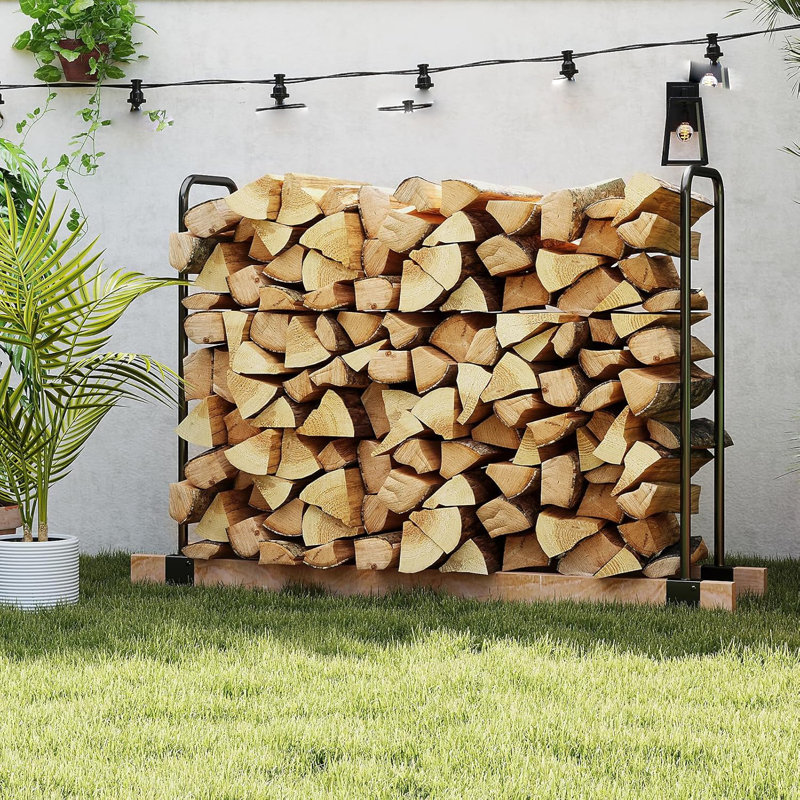 Support à bois de chauffage robuste