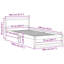 Bed Frame Solid Wood Durable Bed Frame-1852583722-1852583720