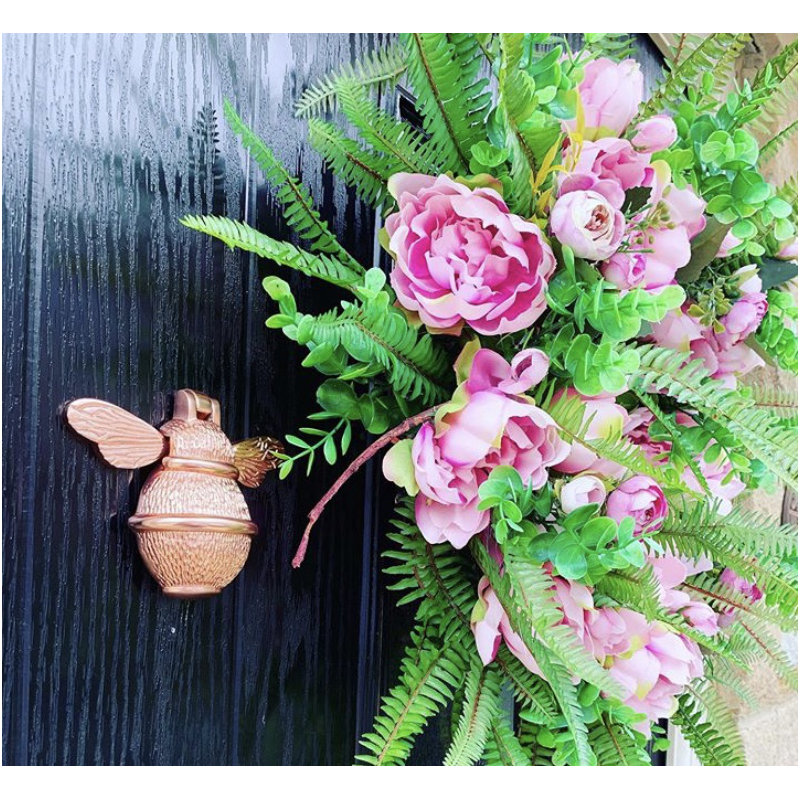 Shannon Bee Door Knocker, Rose Gold