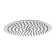 Rain Fixed Shower Head 2.5 GPM GPM