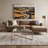 USA State Ohio Brown Canvas Wall Art-1832672494