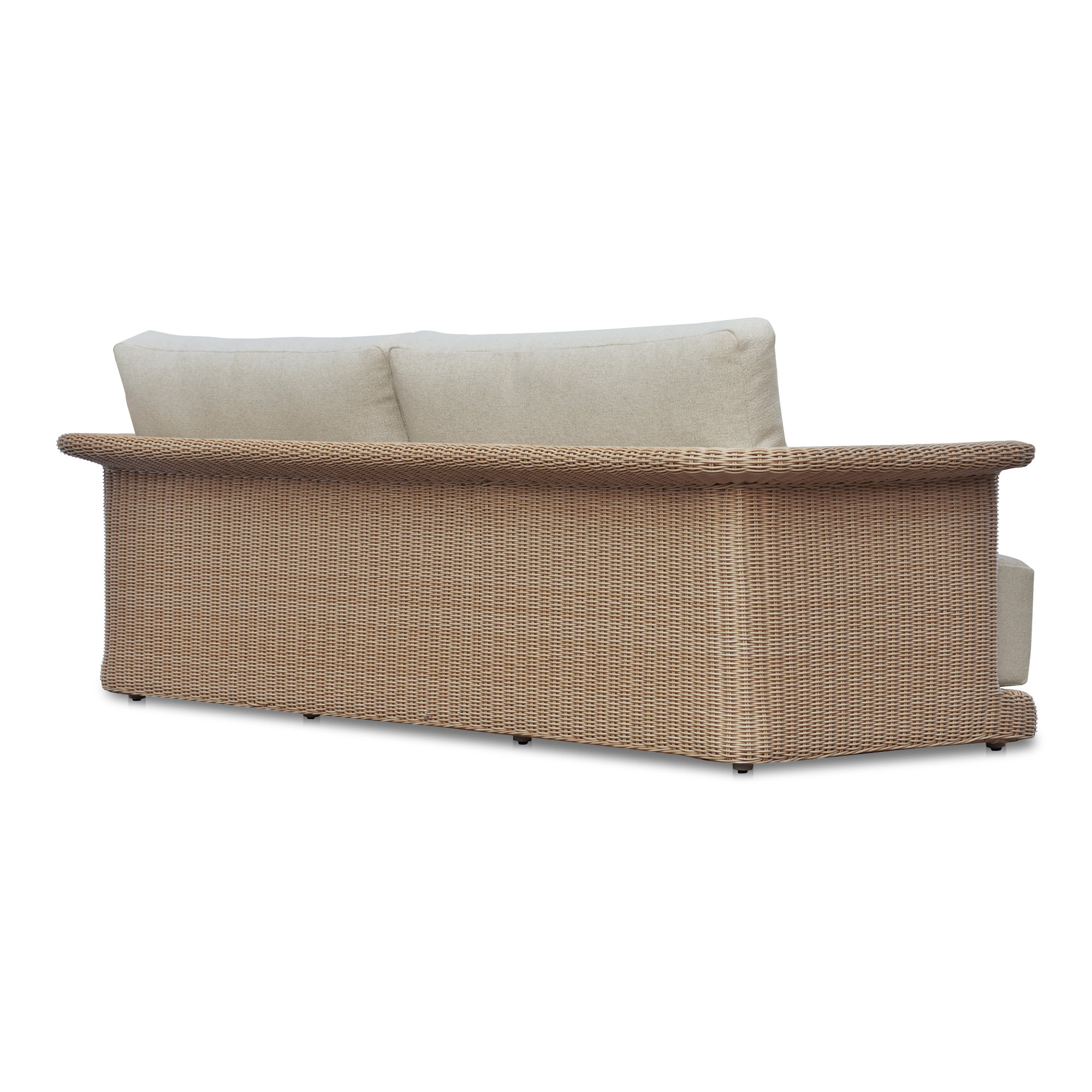 Meredith Outdoor Sofa Brown, Brown, Beige