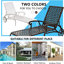 Chaise longue en aluminium coulé brun 1Pcs-967572570