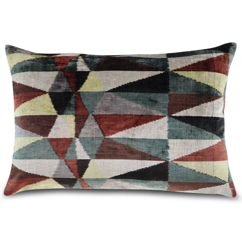 Velvet Lumbar Pillow Cover & Insert