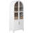 71" Tall Arched Display Cabinet With Glass Doors-175100306